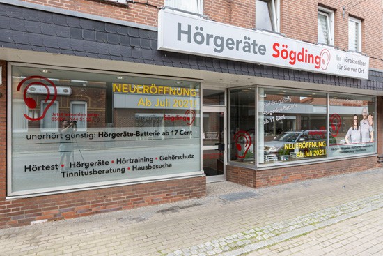 Das Ladengeschäft von Hörgeräte Sögding in Dahlenburg
