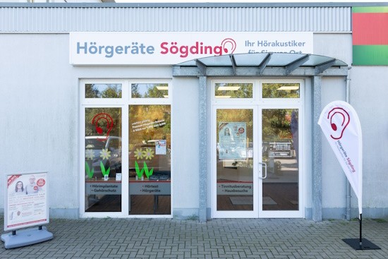 Das Ladengeschäft von Hörgeräte Sögding in Lüneburg Loewe Center